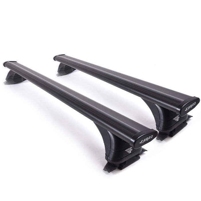 Barres de toit Farad Aerodynamic Black HX cm. 100