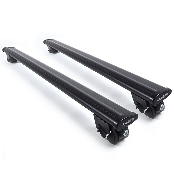 Barres de toit Farad Aerodynamic Black SM02 cm. 130