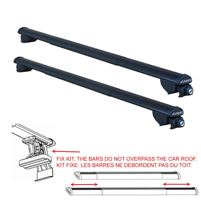 Barres de toit Farad Iron 3 BM05 Short